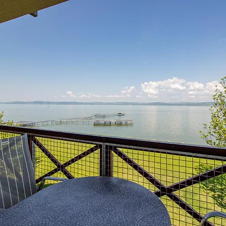 976 - Lakoparkban Teljes Panoramas, Koezvetlen Vizparti, 2 Szobas Modern * Balatonoszod